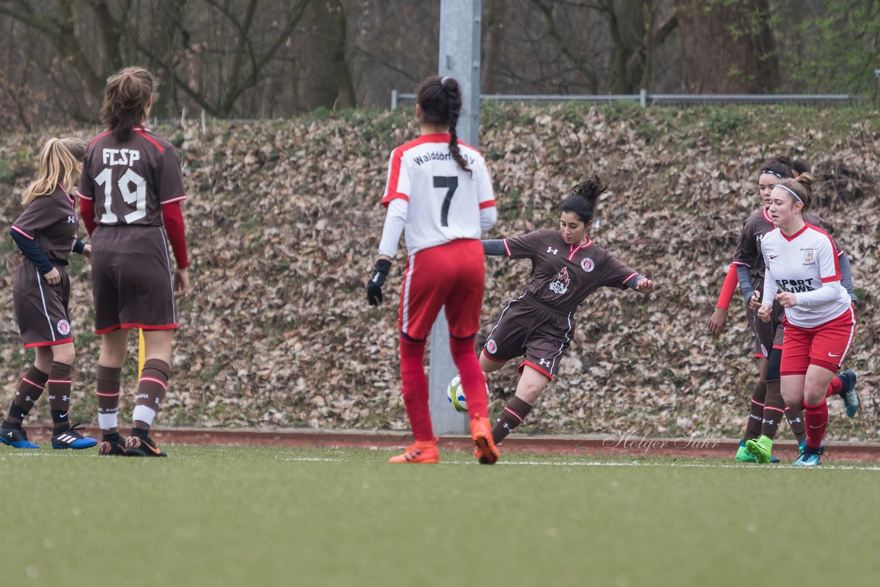 Bild 58 - B-Juniorinnen Walddoerfer - St.Pauli : Ergebnis: 4:1